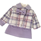 Conjunto Infantil Feminino Inverno Pérolas