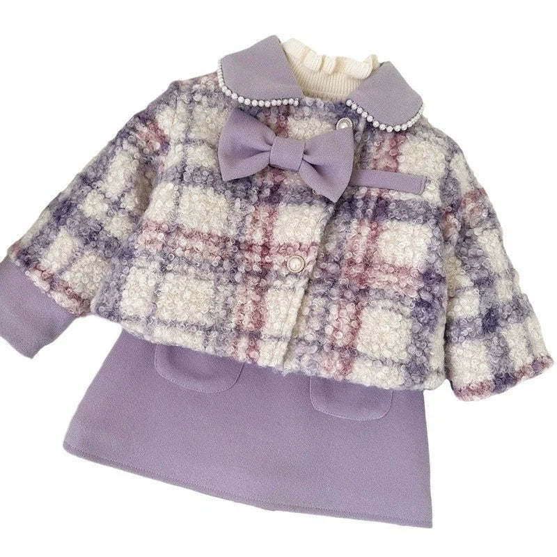 Conjunto Infantil Feminino Inverno Pérolas
