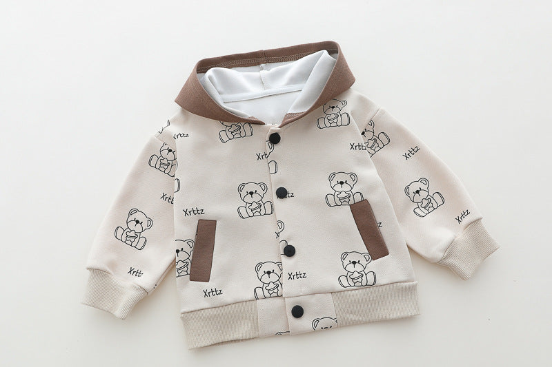Conjunto Infantil Masculino 3 Peças Ursinho