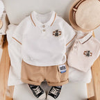 Conjunto Infantil Masculino Ursinho Bolsinho