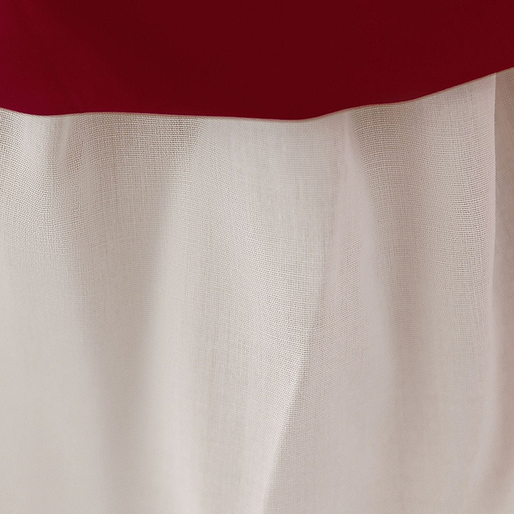 Vestido de Festa Renda e Saia Tule