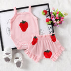 Conjunto Infantil Verão Moranguinhos