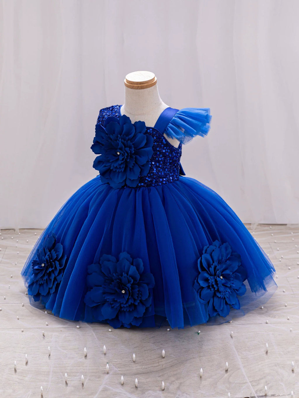 Vestido De Festa Infantil Flores