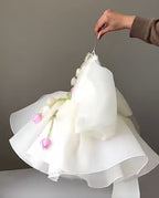 Vestido Infantil Tulipas