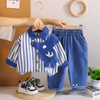 Conjunto Infantil Lístras e Jeans