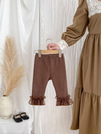 Calça Infantil Feminina Quentinha Barrinha de Tule
