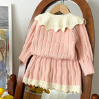 Conjunto Infantil Feminino Tricô Coelhinho