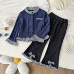 Conjunto Infantil Feminino Inverno Xadrez