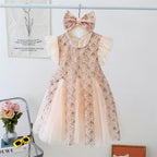 Vestido Infantil Sereia Brilhante