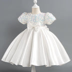 Vestido de Festa Brilhante Lacinho