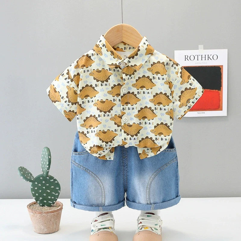 Conjunto Infantil Dino e Jeans