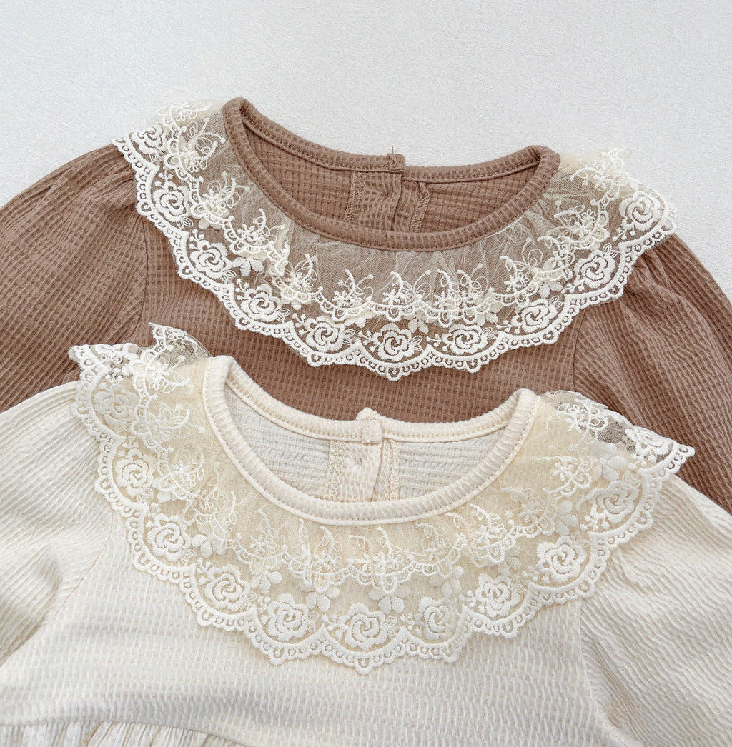 Body Infantil Feminino com Rendinha