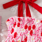 Vestido Infantil Cerejinhas
