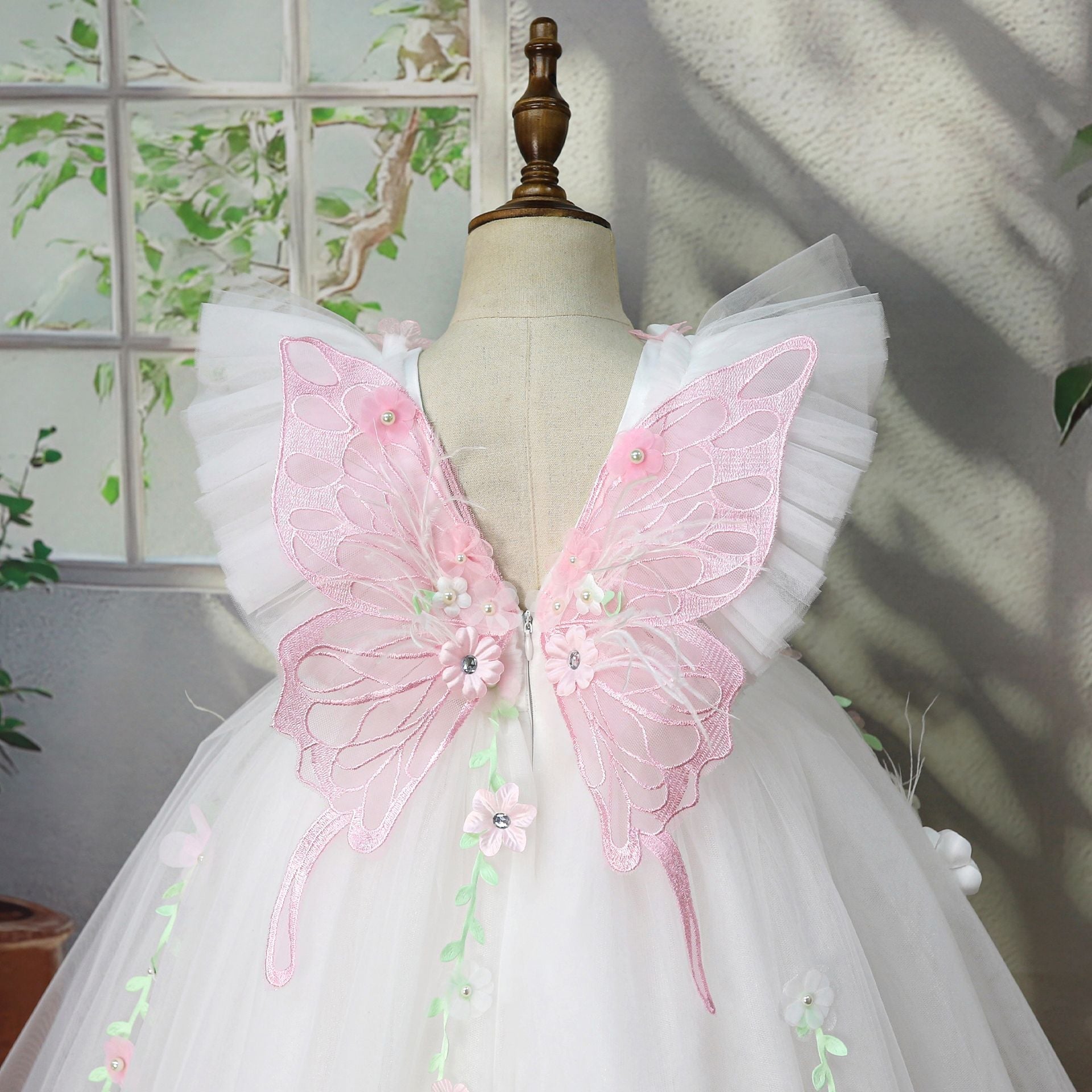 Vestido Infantil de Festa Flores