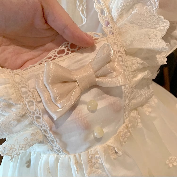 Vestido Infantil Lese Lacinho