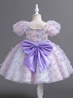 Vestido Infantil de Festa Borboletinhas