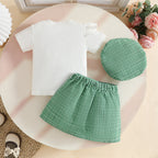 Conjunto Infantil Feminino Flores Botõeszinhos
