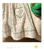 Vestido Infantil Bordado Patinhos Florzinhas