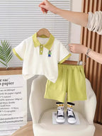 Conjunto Infantil Masculino Polo Ursinho
