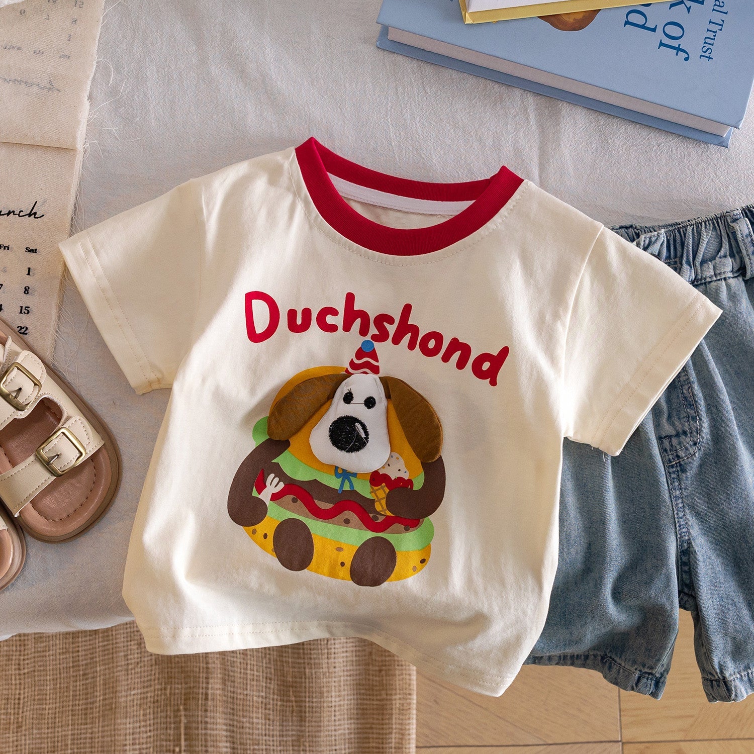 Camiseta Infantil Cores Bichinhos