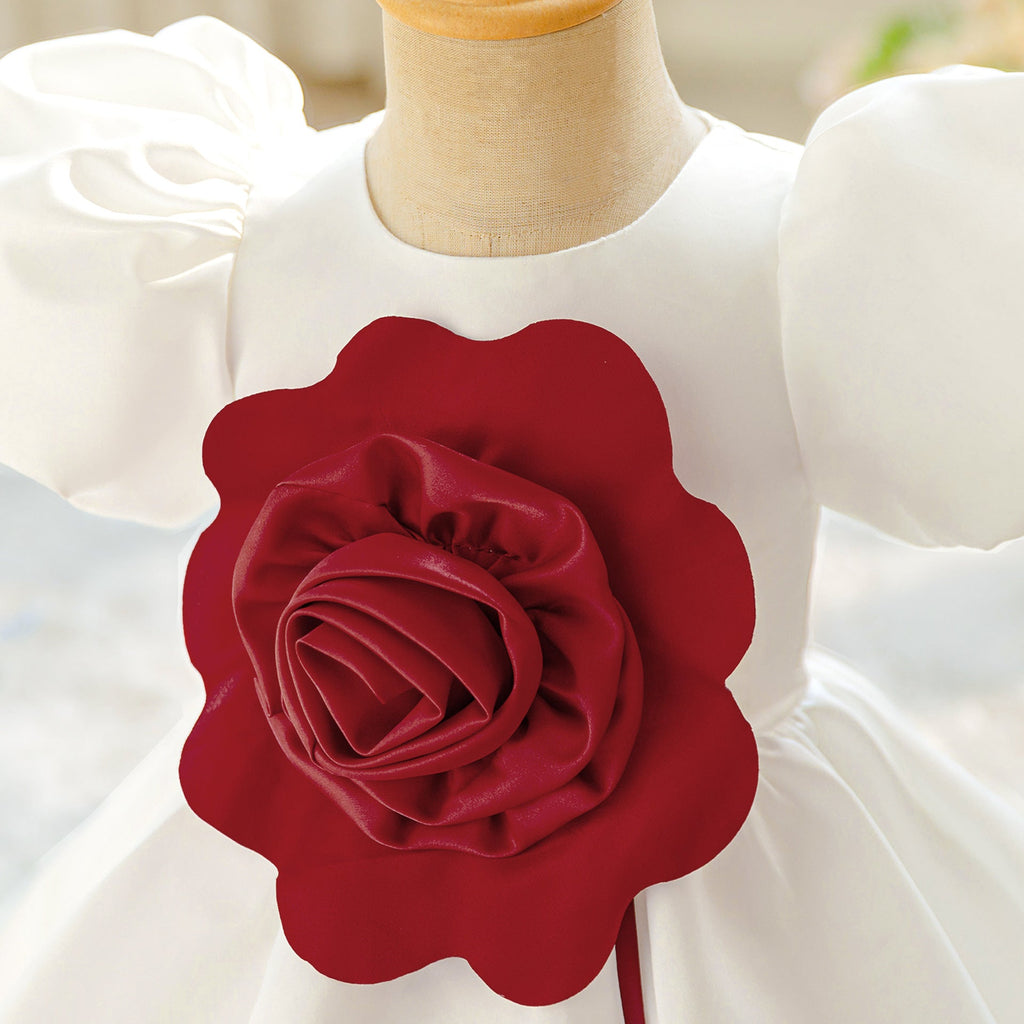 Vestido de Festa Infantil Flor