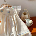 Vestido Infantil Verão Barquinhos