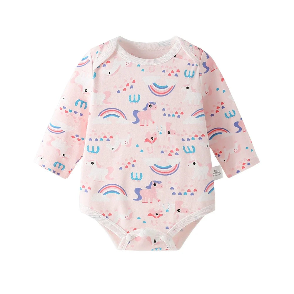 Body Infantil Manga Longa Estampas
