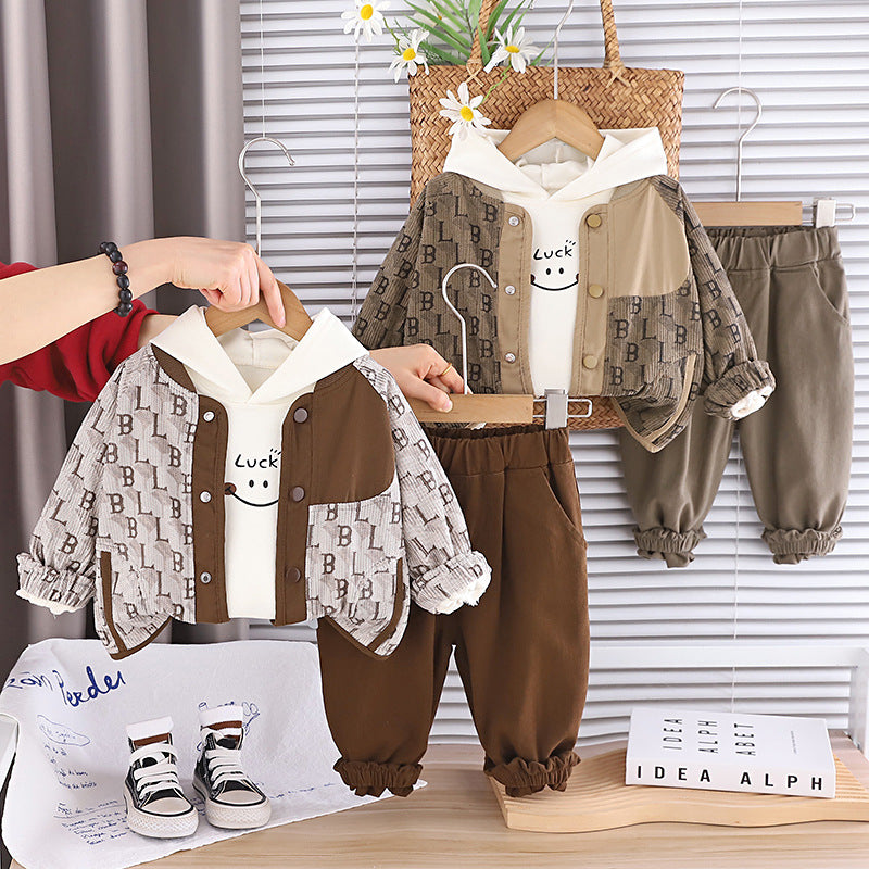 Conjunto Infantil Masculino 3 Peças Luck