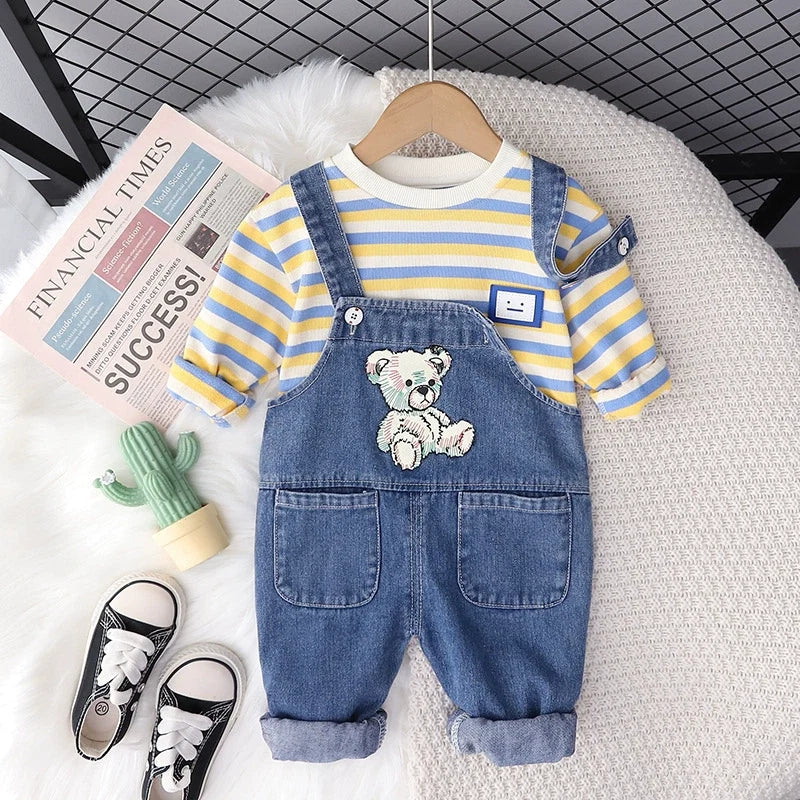 Conjunto Infantil Lístras e Jeans
