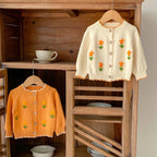 Casaco Infantil Tricô Florzinhas