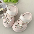 Crocks Infantil Pedrarias e Pérolas