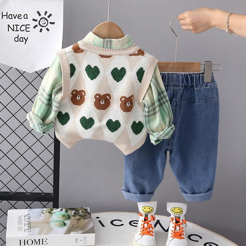 Conjunto Infantil 3 Peças Ursinho