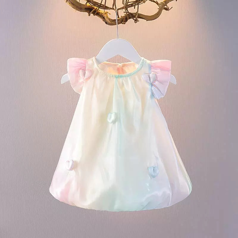 Vestido Infantil Colors Coraçõeszinhos