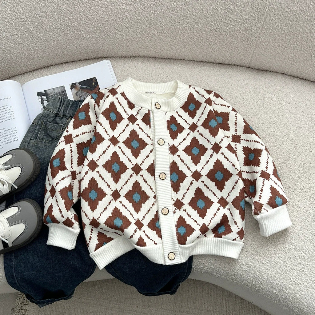 Casaco Infantil Tricô Ursinhos