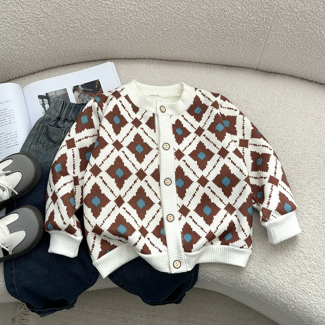 Casaco Infantil Tricô Ursinhos