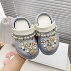 Crocks Infantil Pedrarias Florzinhas