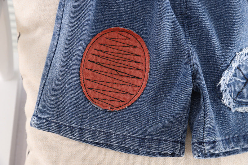 Conjunto Infantil Masculino Ursinho e Jeans