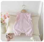 Macaquinho Infantil Rosa Coelhinho