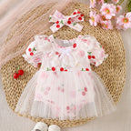 Body Infantil Feminino Cerejinhas