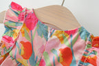 Vestido Infantil Verão Flores
