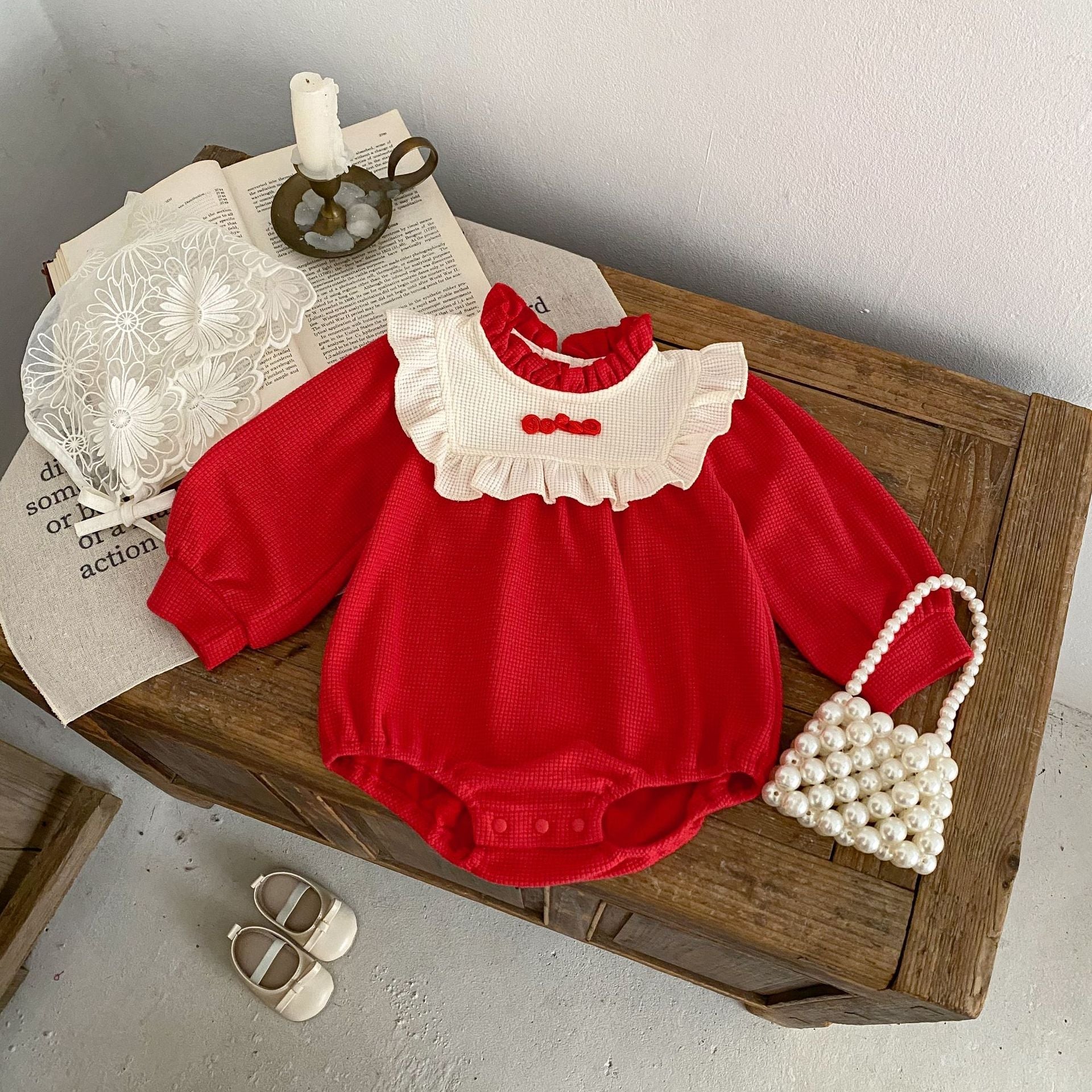 Body Infantil Feminino Vermelho