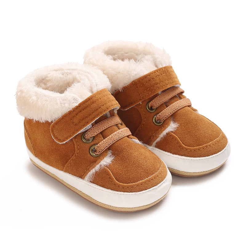 Bota Infantil Pelinhos e Velcro