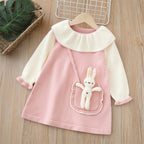 Vestido Infantil De Tricô Coelhinho