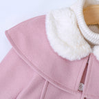 Casaco Infantil Rosa com Plush