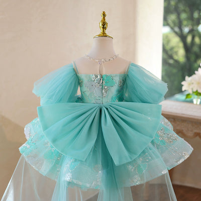 Vestido de Festa Infantil Bufante Brilhante