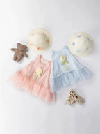 Vestido Infantil Florzinha com Chapéu