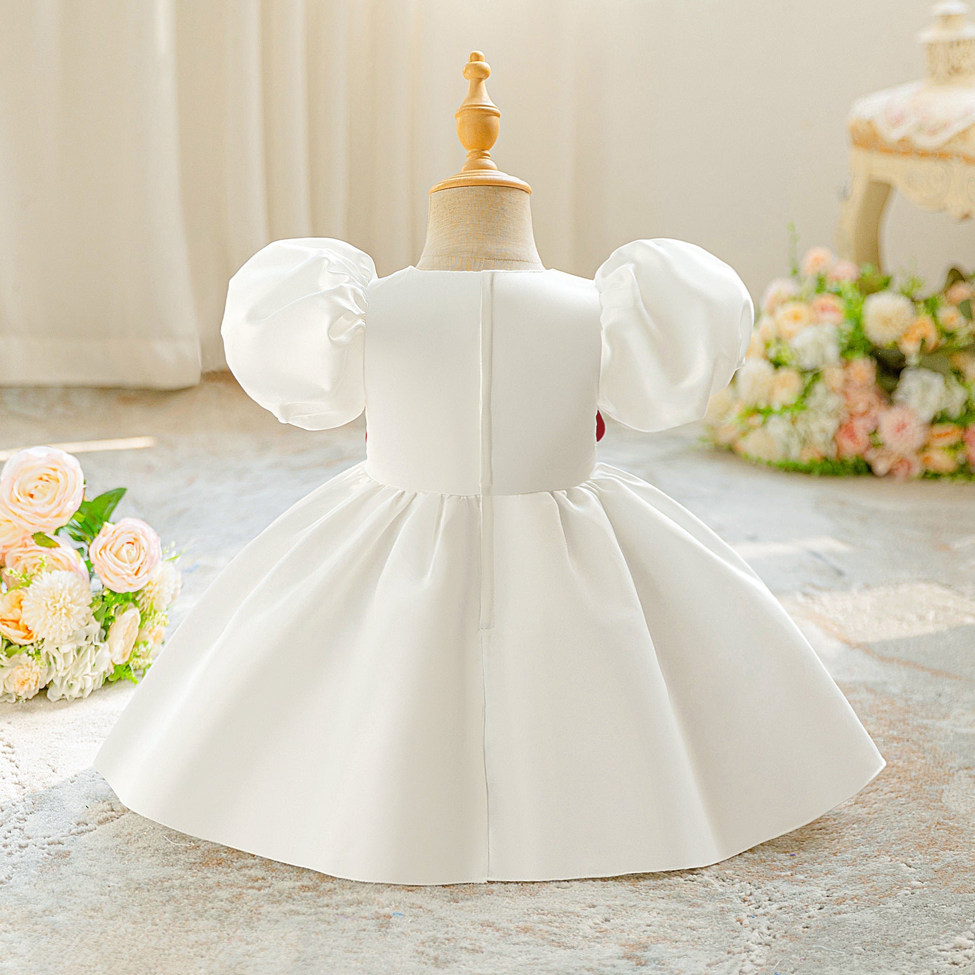 Vestido de Festa Infantil Flor