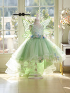 Vestido de Festa Verde Asas