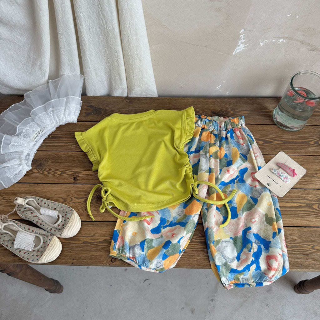 Conjunto Infantil Feminino Floral