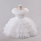 Vestido Infantil de Festa Tule Bufante